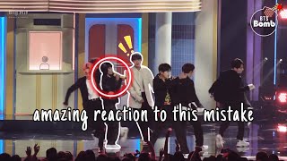 Did anyone notice what Jin did here? | Jin&#39;s fast, natural reaction