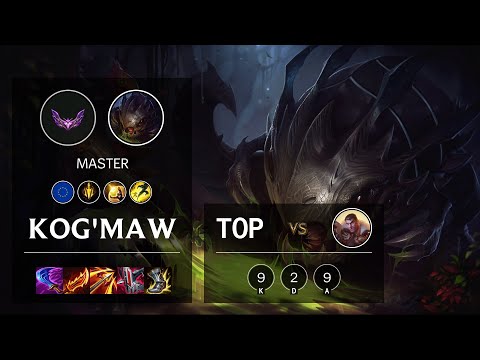 Kog'Maw Top vs Jayce - EUW Master Patch 12.1