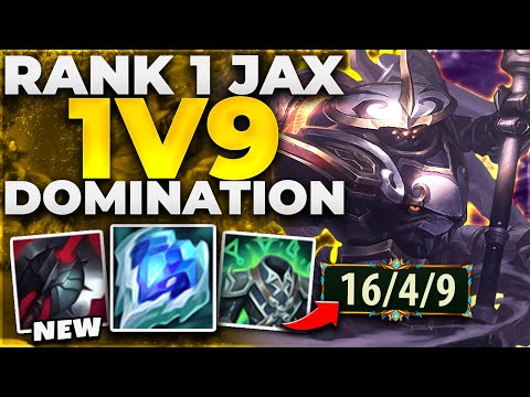THIS IS WHY I AM THE BEST JAX IN ALL OF LEAGUE! CRAZY 1V9 | Challenger Jax - League of Legends