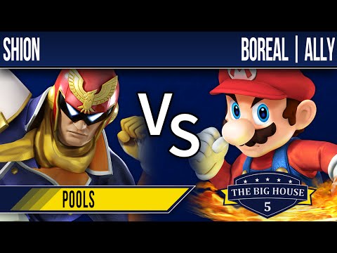 TBH5 Smash 4 - Shion (C Falcon) vs Boreal | Ally (Mario) - Pools