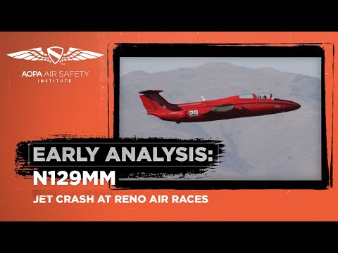 Early Analysis: Jet Crash at Reno Air Races September 18, 2022