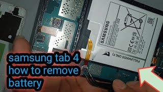 Samsung Galaxy Tab 4 Battery Remove & Replacement