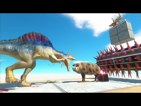 Trap Ballista on Blade Wheel - Animal Revolt Battle Simulator