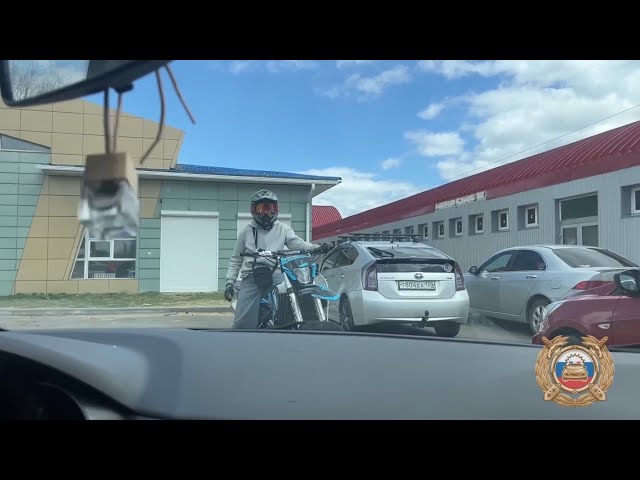 В Ангарске водителей мотоциклов проверили на соблюдение ПДД