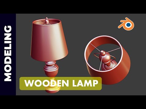 BLENDER CHALLENGE 8: Modeling a Lamp (Part 18)