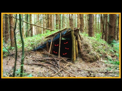 Bushcraft Camp [S02/E09] 2 Jahre Grubenhaus - Lagerbau Outdoor Shelter