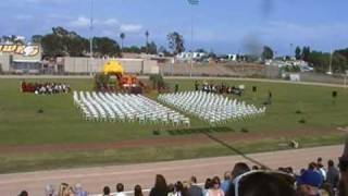 preview picture of video 'Ocean View High School 2009 Graduation - Confetti Cannons on the Field'