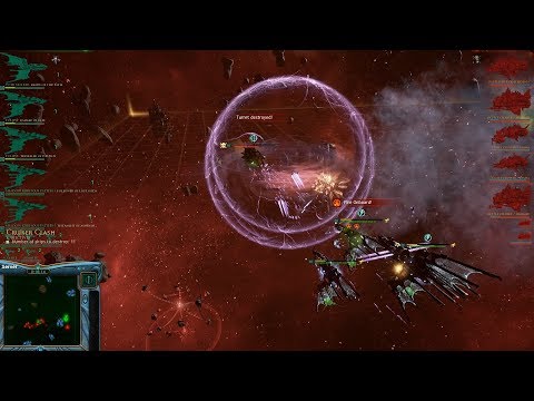 Eldar Corsairs (Ulthwe) vs Ork Pirates! Rank 48 - Battlefleet Gothic Armada