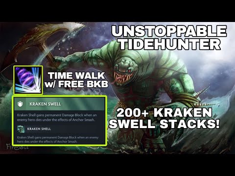 #33 TIDEHUNTER w/ 222 Kraken Swell Stacks - Atomic War Dota 2 - Lord PA with Tidehunter