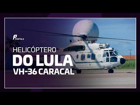 Lula chegou a Anápolis em helicóptero militar de alta tecnologia; conheça o VH-36 CARACAL