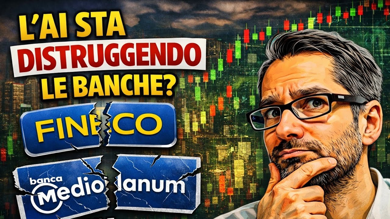 L’AI sta distruggendo le Banche? 🤖 Il crollo dei titoli finanziari spiegato bene.