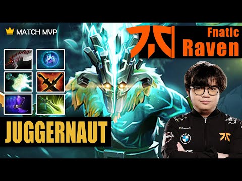 Juggernaut Safelane | Fnatic.Raven | NO BATTLE FURY ATTACK SPEED BUILD | 7.31d Gameplay Highlights