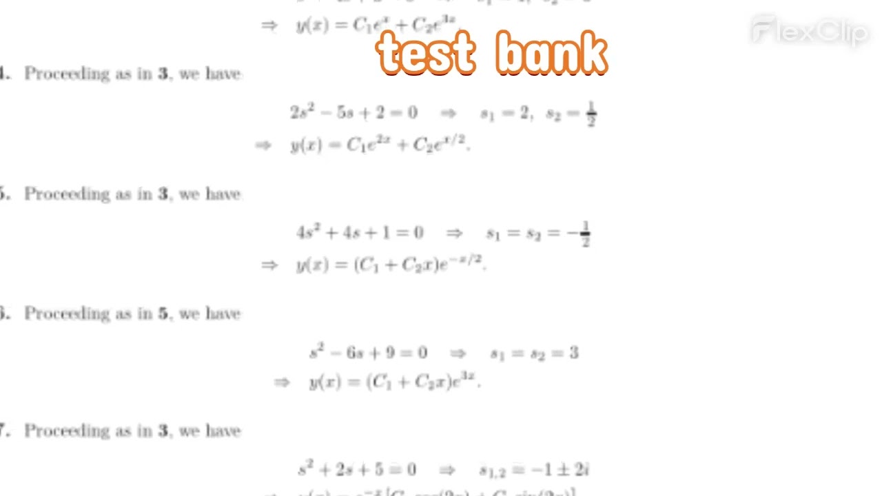 Solution Techniques for Elementary Partial Differential Equations 3rd Edition, Instructor’s Solution