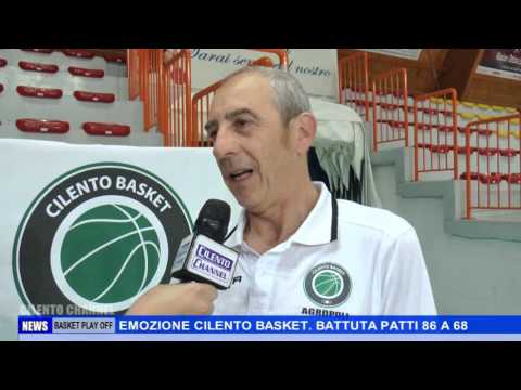 BASKET PLAY OFF, EMOZIONE CILENTO BASKET.  BATTUTA PATTI 86 A 68