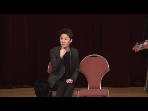 170204 Sweet Memory Toscana Fanmeeting 나 무섭나봥TT (도망가는 아카쨩) XIA Junsu ジュンス