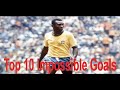 Pele  Top 10 Impossible Goals Ever