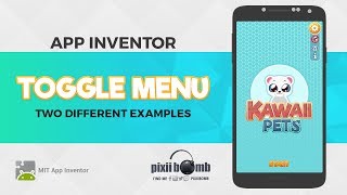 App Inventor: Toggle Menu
