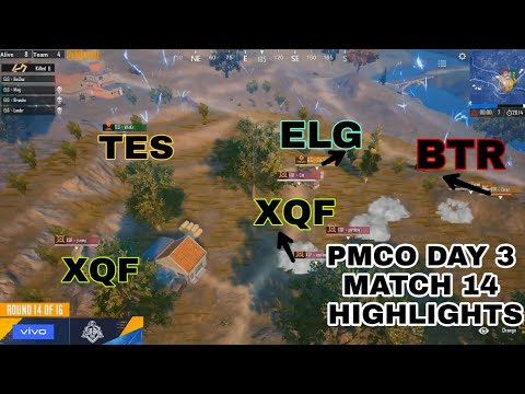 PMCO BTR vs XQF | BTR 2v4 clutch against XQF  | PMCO Day 3 Match 14 Highlights