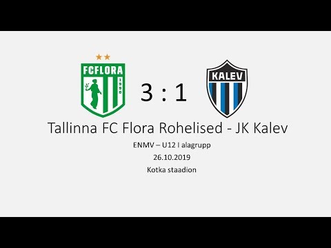 Tallinna FC Flora Rohelised I (08) - JK Tallinna Kalev (08) (3-1) 26.10.19