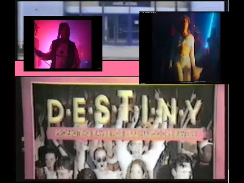 DESTINY RAVE 1993  THE SANCTUARY MILTON  KEYNES  VHS RAT PACK GROOVERIDER Valley of the Shadows PA