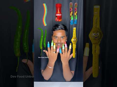 Candy Eating Challenge 😱😅 || Emoji Eating ASMR #shorts #funny #asmr