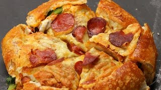 Pizza Bread Bowl by Tasty