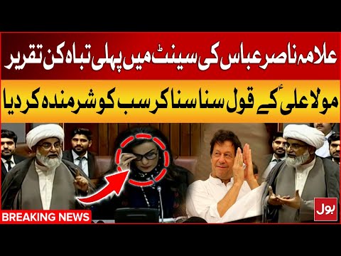 Allama Raja Nasir Abbas First Speech In Senate | 22 May 2024