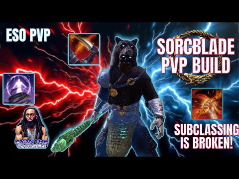 ESO PVP: SORCBLADE PVP BUILD!! UPDATE 46 SUBCLASSING META IS BROKEN!!