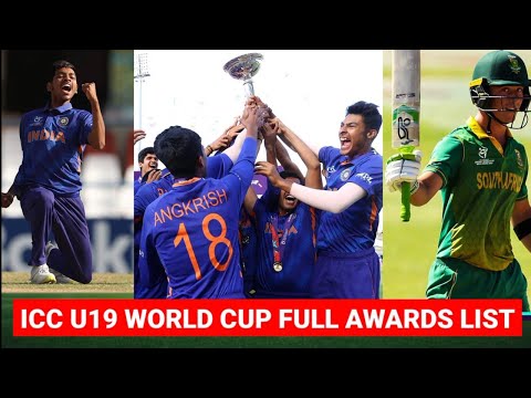 Icc U19 World Cup 2022 Award ceremony || Winner Award Prize , Records || icc 2022