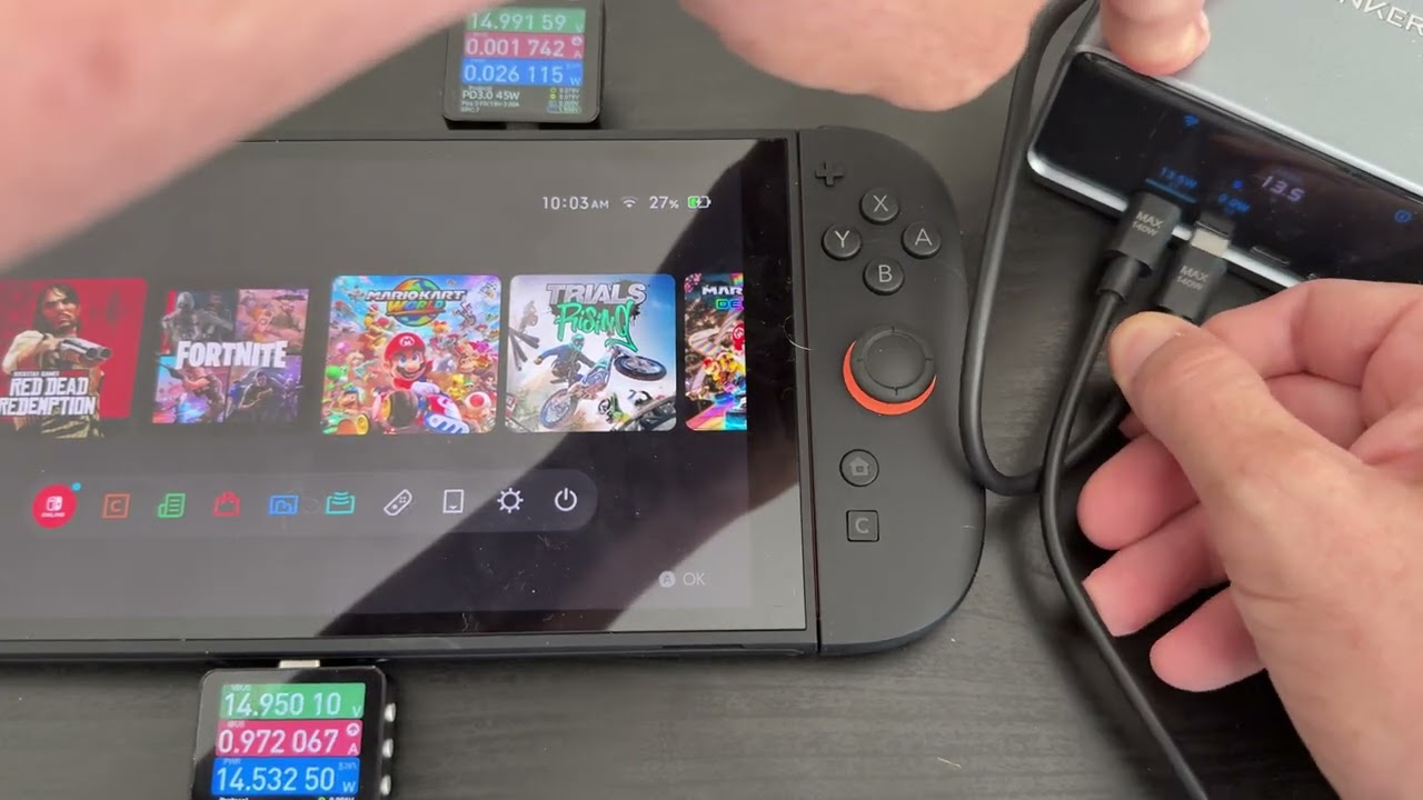 Can you charge the Nintendo Switch 2 faster with both charging ports?!