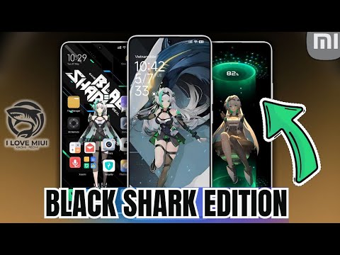 Black Shark Custom Theme With Shark Chan Assistant For HyperOS & Miui | I Love Miui