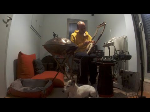 Menelaos-Past meets Future (Feat.Boris) Handpan,Ancient Greek Lyre of Apollo,  Theremini.
