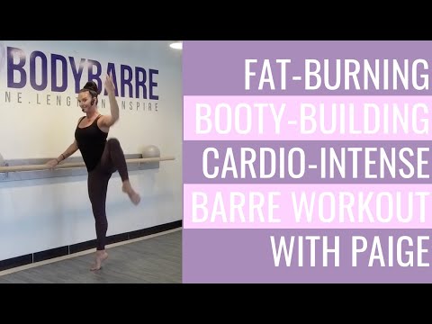 FAT BURNING II BOOTY BUILDING II BARRE WORKOUT WITH PAIGE!