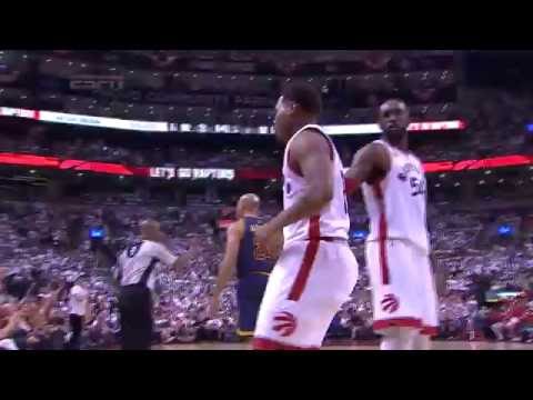 Kyle Lowry Clutch And-One Game 4 ECF NBA Playoffs Cleveland Cavaliers vs Toronto Raptors