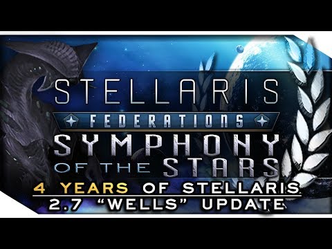 THE VOICES AWAKEN - STELLARIS Federations 2.7 Wells Gameplay | Symphony of the Stars 1