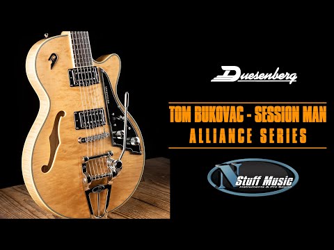 Duesenberg Alliance Tom Bukovac Session Man Signature 2021 - Natural image 13