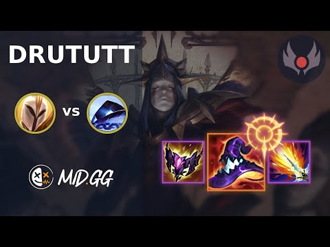 MID.GG: [ drututt ] Kayle MID vs Xerath | EUW GRANDMASTER | LOL Season 2025