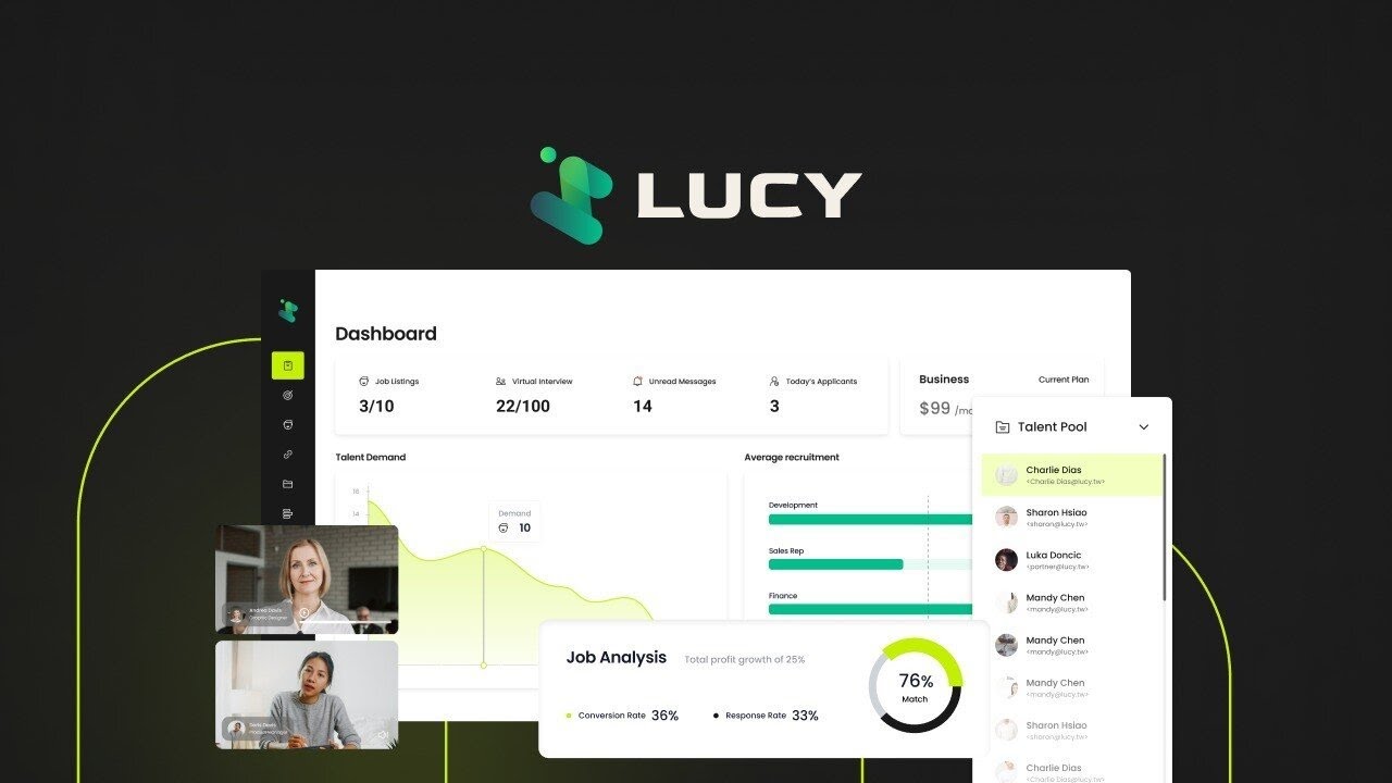 Lucy HR Assistant Lifetime Deal $89 - Automated Recruiting Process With AI