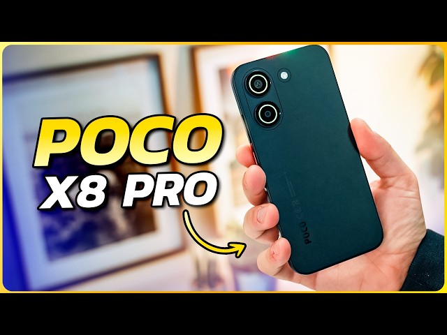 Vídeo relacionado con XIAOMI POCO X8 Pro - Smartphone de 12+512GB, Dimensity 8500-Ultra, batería de 6500 mAh, Sensor Sony IMX882 de 50MP con OIS, 1 año de garantía Extra, Cargador no Incluido, Verde (Versión ES)