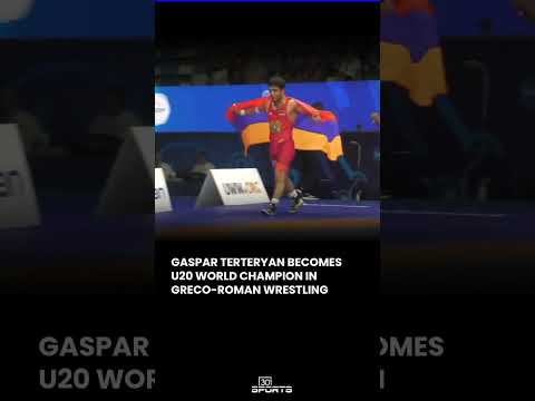 Gaspar Terteryan becomes u20 world champion in greco-roman wrestling