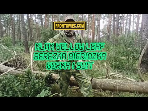 Berezka, bieriozka, golden leaf suit "Yenot". Gorka 1 cut from Frontowiec.com. KLMK/Soviet/Russia.