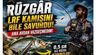 Rüzgâr LRF Kamışını Bile Savurdu! Ama Avdan Vazgeçmedim!