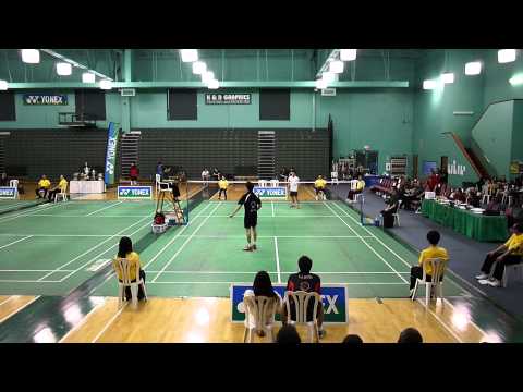 2013 USA Badminton Adult National Championships Men's Single Semi Final Lower Bracket 1080P HD