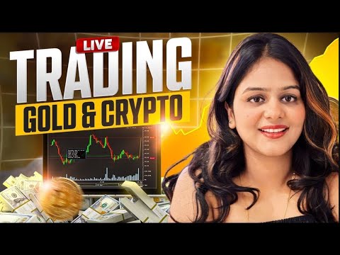 GOLD  AND CRYPTO LIVE TRADING   || 6  MARCH || @TheTradingFemme   @thetradingfemmedipika