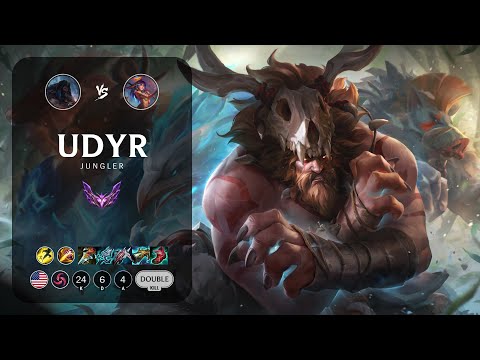 Udyr Jungle vs Lillia - NA Master Patch 12.23