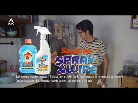 Azhar Left Se Spray, Right Se Wipe | Savlon Spray & Wipe - Dual Action of Cleaning & Disinfection | Telugu