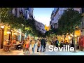 [4K]🇪🇸Seville, Spain: Evening Walk: Barrio de Santa Cruz😍 