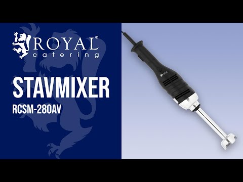 video - Stavmixer - 280 W - Royal Catering - 160 mm - 600-16 000 rpm