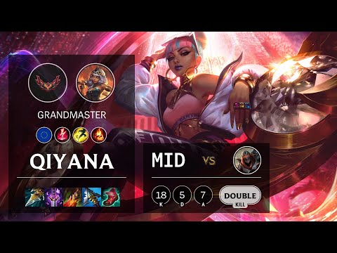 Qiyana Mid vs Zed - EUW Grandmaster Patch 12.2