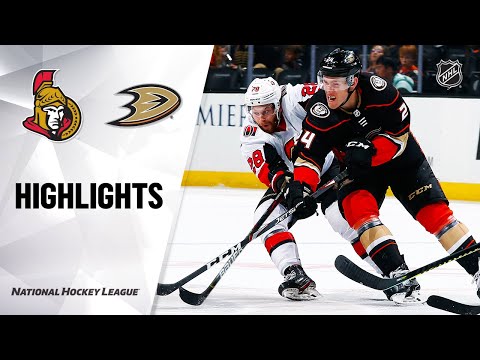 NHL Highlights | Senators @ Ducks 3/10/20